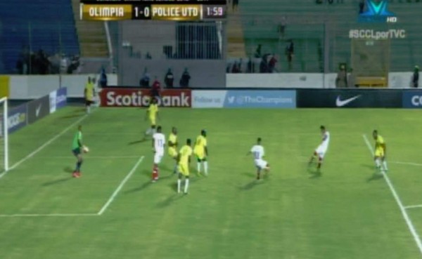Olimpia sorprende al Police United con tempranero con de Méndez