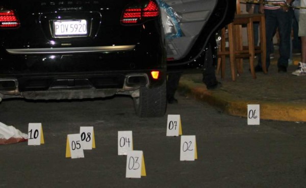 Arnold Peralta fue abatido a balazos luego de bajarse de su camioneta en La Ceiba.