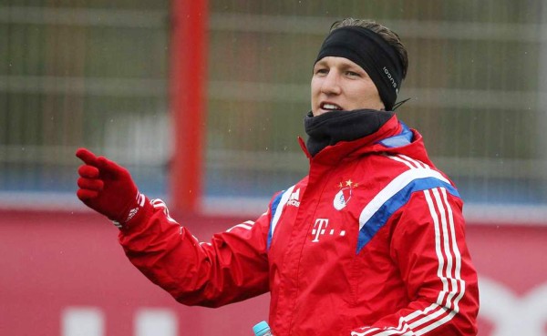 Schweinsteiger vuelve a entrenar tras cuatro meses de ausencia