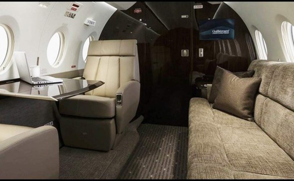 El nuevo y privado jet de Cristiano Ronaldo: Gulfstream G200