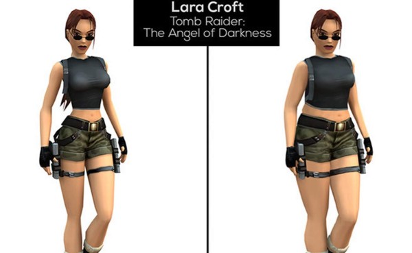 Así serían las mujeres de videojuegos si sus cuerpos fuesen reales