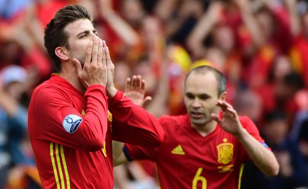 Piqué y su desafiante celebración que está causando furor