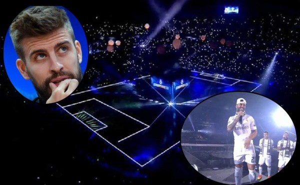 Video: Afición del Real Madrid: 'Piqué, cabrón, saluda al campeón'