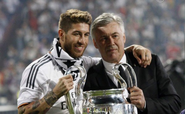 Ancelotti consoló a los jugadores del Real Madrid en la selección de España