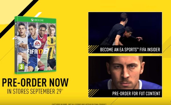 OFICIAL: James, Reus, Martial y Hazard son la portada del FIFA 17