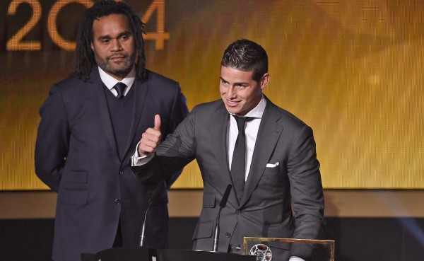 El colombiano James Rodríguez gana el premio Puskas al mejor gol de 2014