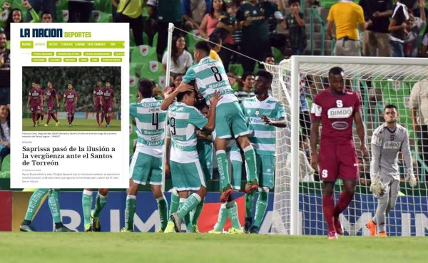 Le llueve duro al Saprissa tras la goleada ante el Santos de México