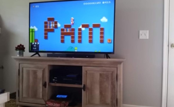 VIDEO: Propone matrimonio con juego de Super Mario
