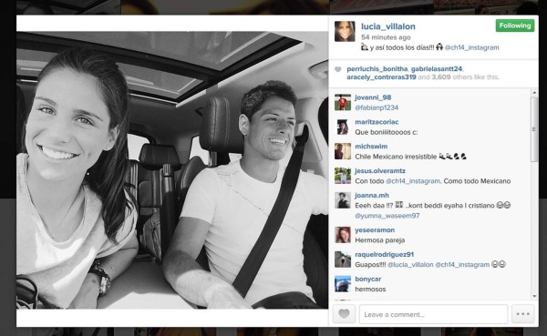 Periodista Lucía Villalón confirma noviazgo con el 'Chicharito'