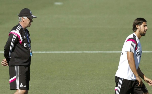 Khedira se pierde el entrenamiento por gastroenteritis