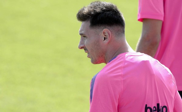Messi estrena look en el arranque de su pretemporada
