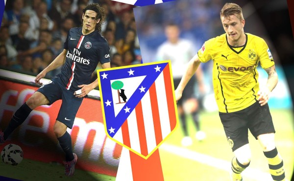 Según prensa española, Atlético tiene cerrado el acuerdo con Cavani y Reus