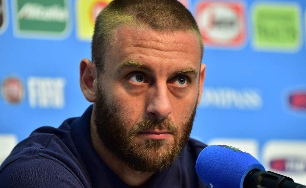 De Rossi no jugaría ante Uruguay por lesión