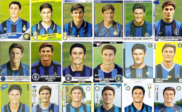 19 años pasaron y Zanetti con el mismo peinado en el Inter
