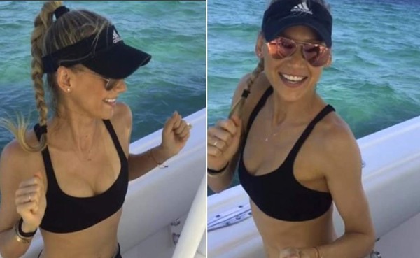 El divertido baile de Anna Kournikova al ritmo de Enrique Iglesias