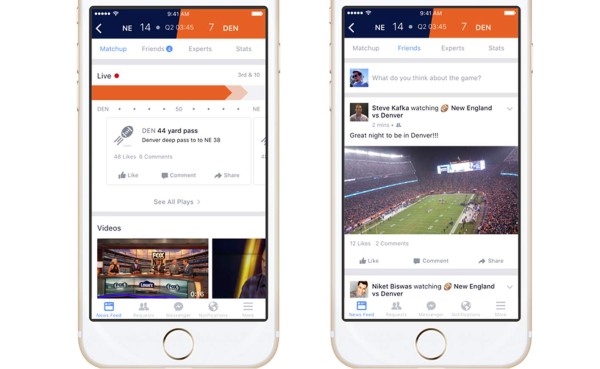 Facebook lanza una plataforma dedicada al deporte