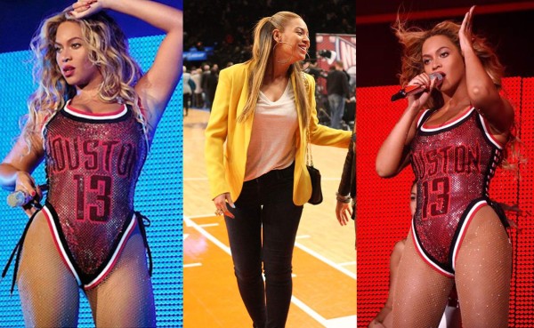Beyonce, la encantadora fanática de la NBA
