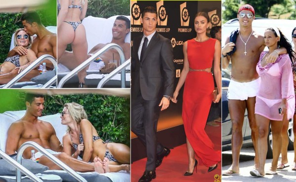 Estos son los amoríos de Cristiano Ronaldo en toda su carrera