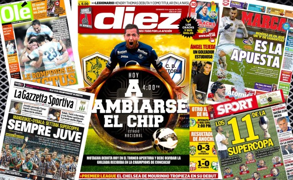 Las principales portadas de los diarios más importantes del mundo