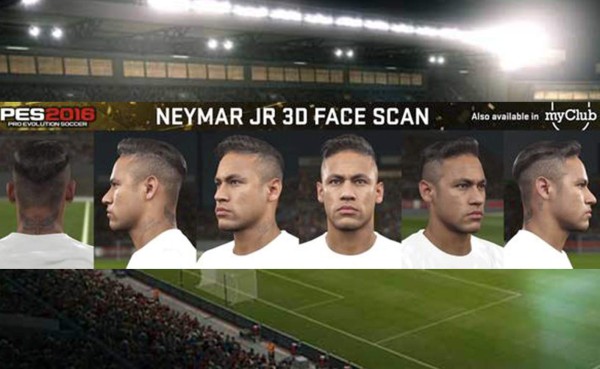 Neymar muestra su sorprendente parecido en el PES 2016
