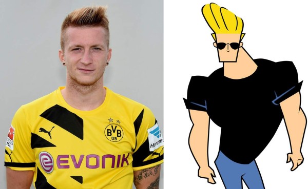 Estrellas del fútbol que parecen sacados de dibujos animados