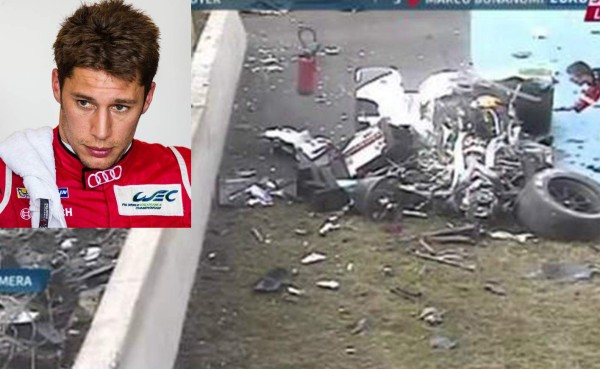 Piloto Loic Duval sale con vida de brutal accidente en Le Mans