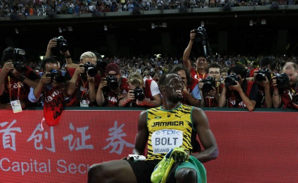 La mejores imágenes del oro conquistado por Usain Bolt en los 200 metros del Mundial de Pekín