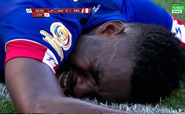 La devastadora historia del haitiano que lloró en la Copa América