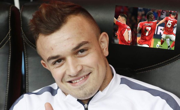 Shaqiri bromea sobre las camisetas rotas: 'Espero que Puma no haga condones'