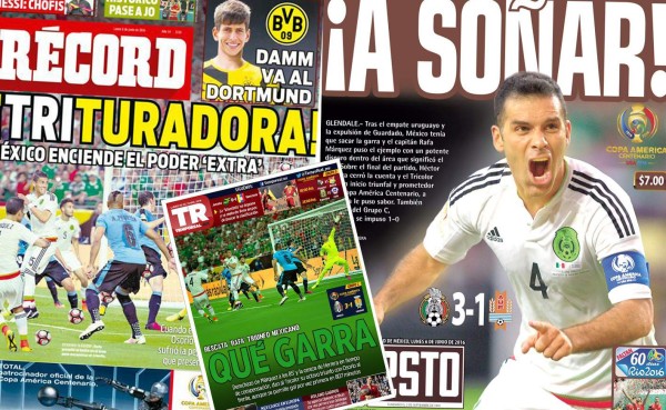 Prensa mexicana: 'Trituradora, tenían que sacar la garra'