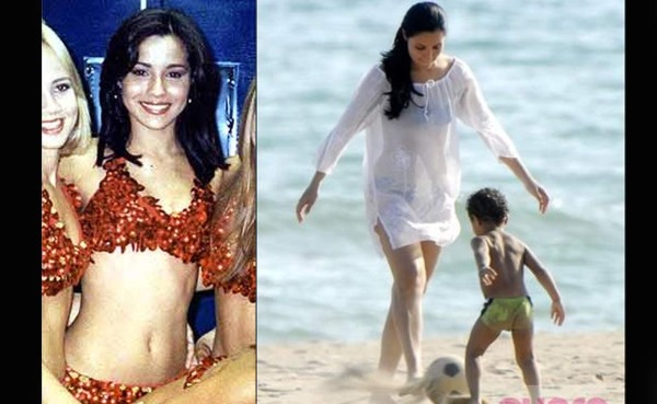 Las espectaculares novias que ha tenido el brasileño Ronaldinho