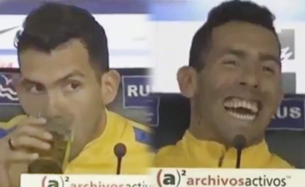 VIDEO: La broma de Carlos Tévez que dejó locos a los periodistas