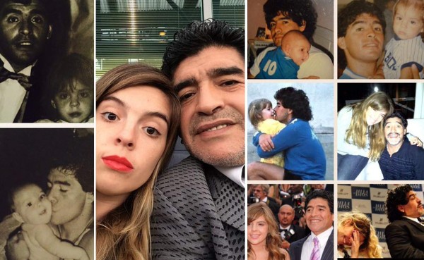 Fotos: Así de especial ha sido Maradona con sus hija Dalma y Gianinna
