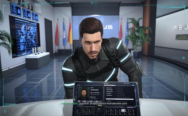 Piloto de exoarmadura personalizable.