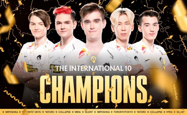 Team Spirit, compuesto por jugadores rusos y ucranianos, resultó ganador del torneo.