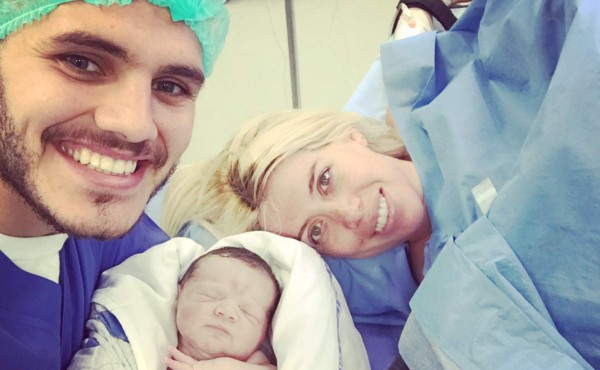 Mauro Icardi confirma el nacimiento de su hija Isabella en las redes sociales