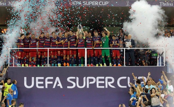 Barcelona se coronó campeón de la Supercopa de Europa