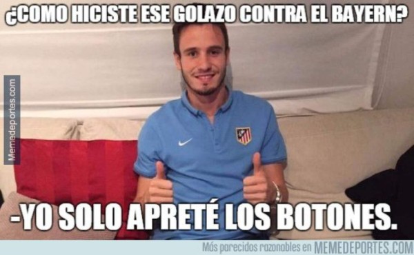 Los mejores memes de la victoria del Atlético de Madrid ante Bayern Múnich