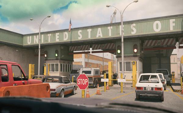 Este es el mapa “Santa Sena Border Crossing”, y quien sea que lo haya diseñado debería estar tras las rejas.