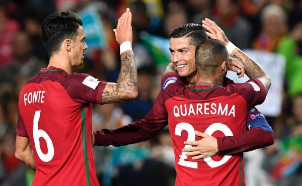 Portugal goleó a Letonia con doblete de Cristiano Ronaldo incluido