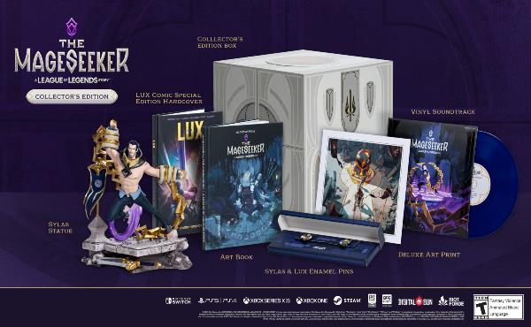 Edición Coleccionista de The Mageseeker: A League of Legends Story, disponible a un precio de $169.99.