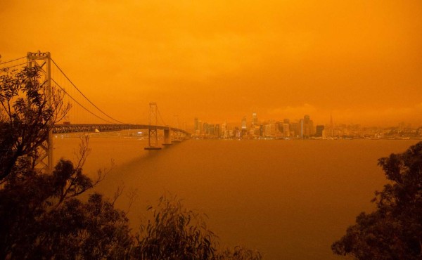 Impactantes fotos: Los cielos de San Francisco parecen una imagen de Apocalipsis