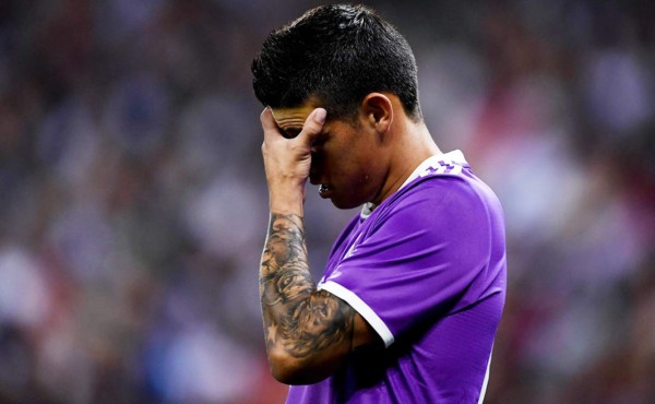 James Rodríguez no entra en la convocatoria del Real Madrid