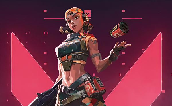 Raze, el personaje que Carolina interpreta en el juego <b>VALORANT</b>.