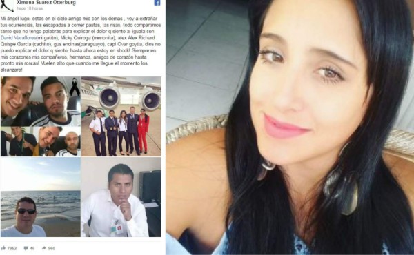 Triste despedida de la azafata en Facebook tras la tragedia del Chapecoense
