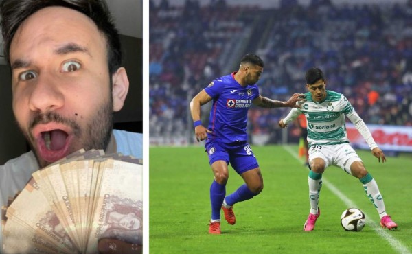 ¡Y le va al América! Famoso influencer apostó a qué Cruz Azul salía campeón y ganó el doble: 'La mayor cantidad de mi vida'&nbsp;&nbsp;