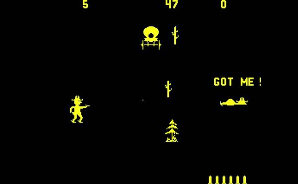 Gun Fight es el primer juego con influencia wéstern del que se tiene conocimiento.