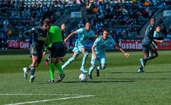El hondureño Kervin Arriaga se lesiona tras su buen debut y es baja con el Minnesota United en la MLS