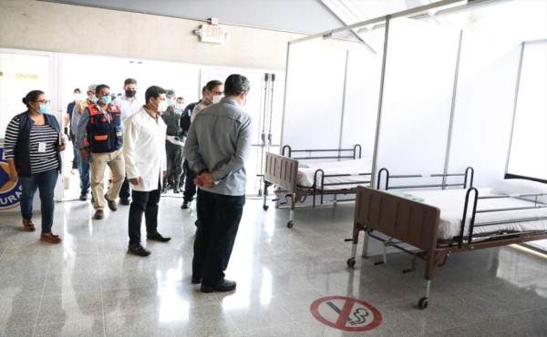 Polideportivo de la UNAH listo para recibir pacientes con coronavirus en Honduras