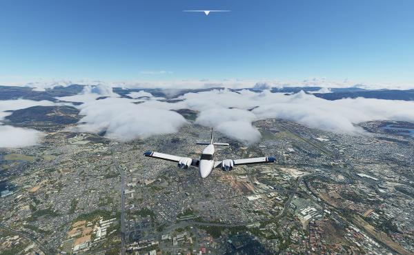 Otra captura de pantalla de las inmediaciones del Aeropuerto de Toncontín.